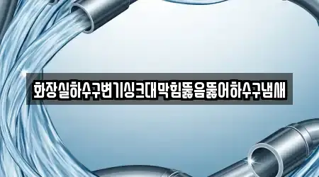 화장실하수구변기싱크대막힘뚫음뚫어하수구냄새