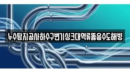누수탐지공사하수구변기싱크대역류뚫음수도해빙
