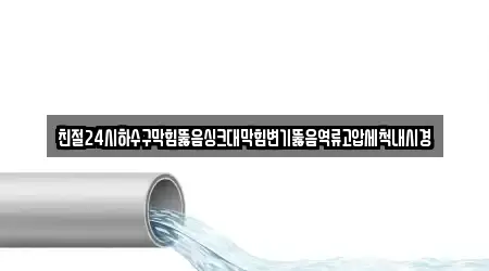 친절24시하수구막힘뚫음싱크대막힘변기뚫음역류고압세척내시경