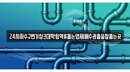 24시하수구변기싱크대막힘역류뚫는업체배수관뚫음잘뚫는곳