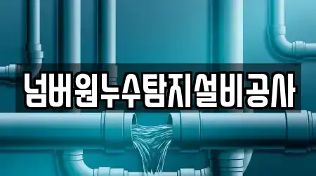 넘버원누수탐지설비공사