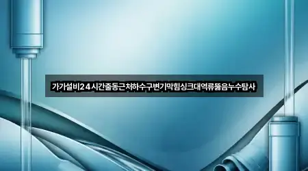 지금 인기 경북 영주시 상망동 변기막힘 1곳