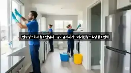 입주청소화재청소탄냄새고양이냄새제거쓰레기집청소식당청소업체