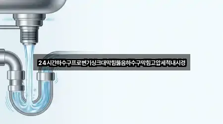 24시간하수구프로변기싱크대막힘뚫음하수구막힘고압세척내시경