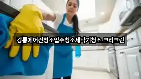 강릉에어컨청소입주청소세탁기청소 크리크린