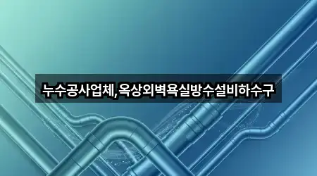 누수공사업체,옥상외벽욕실방수설비하수구