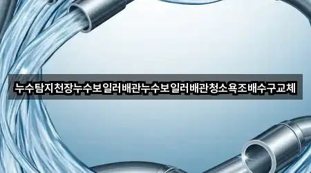 누수탐지천장누수보일러배관누수보일러배관청소욕조배수구교체