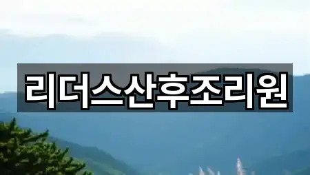 리더스산후조리원