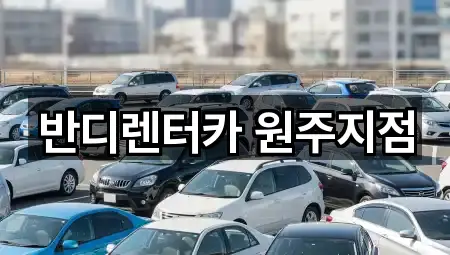 반디렌터카 원주지점