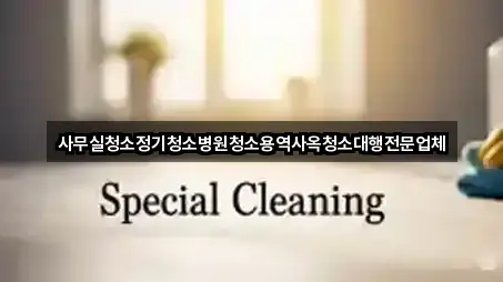 사무실청소정기청소병원청소용역사옥청소대행전문업체