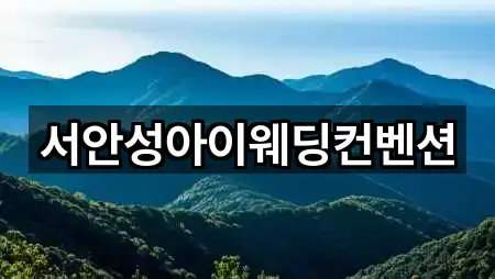 서안성아이웨딩컨벤션