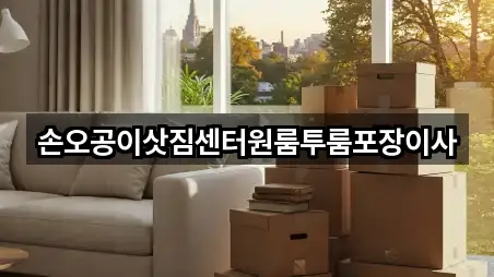 손오공이삿짐센터원룸투룸포장이사