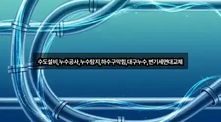 수도설비,누수공사,누수탐지,하수구막힘,대구누수,변기세면대교체