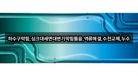 하수구막힘,싱크대세면대변기막힘뚫음,역류해결,수전교체,누수