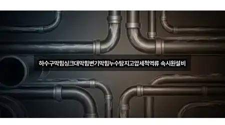 하수구막힘싱크대막힘변기막힘누수탐지고압세척역류 속시원설비