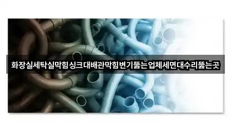 화장실세탁실막힘싱크대배관막힘변기뚫는업체세면대수리뚫는곳