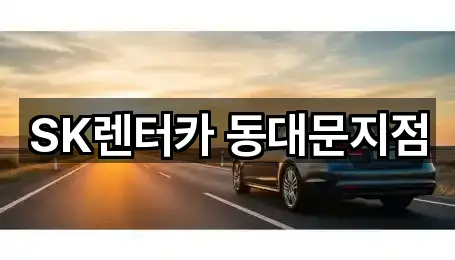 SK렌터카 동대문지점