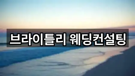 브라이틀리 웨딩컨설팅