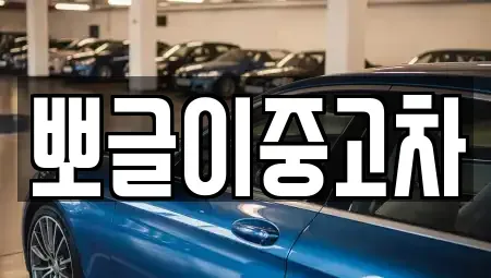 강원 강릉시 옥계면 중고차매매 전문 뽀글이중고차