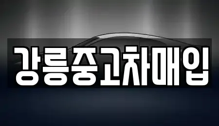 강원 강릉시 임당동 중고차매입 전문 강릉중고차매입