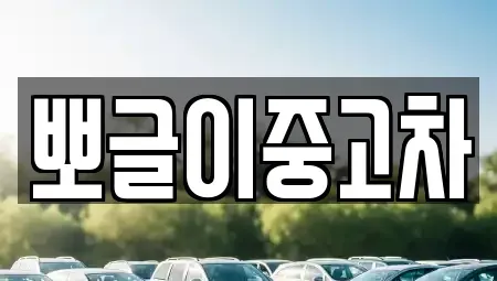 강원 속초시 동명동 중고차 전문 뽀글이중고차