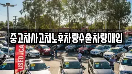 강원 횡성군 중고차매입 전문 중고차사고차노후차량수출차량매입