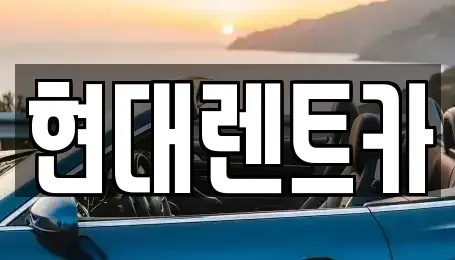 강원특별자치도 강릉시 견소동 렌트카 전문 현대렌트카