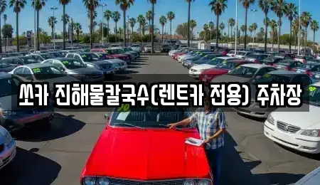 강원특별자치도 삼척시 성내동 렌트카 전문 쏘카 진해물칼국수(렌트카 전용) 주차장