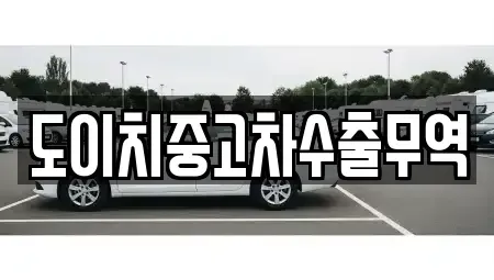 강원특별자치도 삼척시 오사동 중고차매매 전문 도이치중고차수출무역