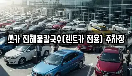 강원특별자치도 삼척시 읍상동 렌트카 전문 쏘카 진해물칼국수(렌트카 전용) 주차장
