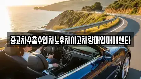 강원특별자치도 인제군 기린면 중고차매입 전문 중고차수출수입차노후차사고차량매입매매센타