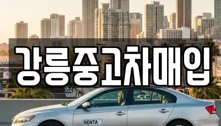 강원특별자치도 중고차매입 전문 강릉중고차매입