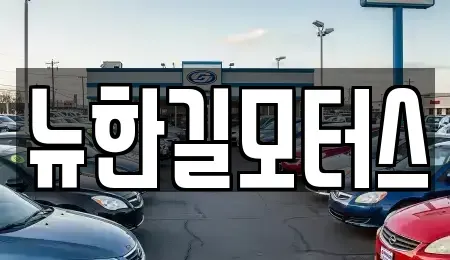 강원특별자치도 춘천시 남산면 중고차매매 전문 뉴한길모터스