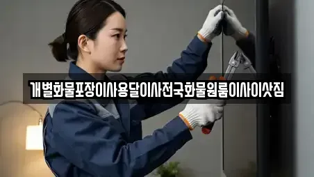 개별화물포장이사용달이사전국화물원룸이사이삿짐