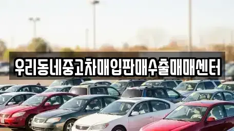 경기 고양시 덕양구 중고차매입 전문 우리동네중고차매입판매수출매매센터