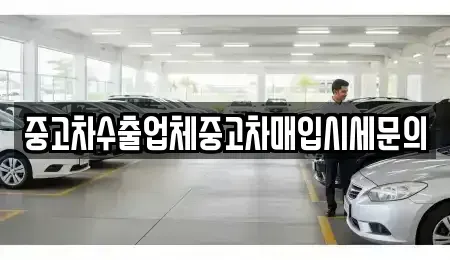 경기 고양시 덕양구 화정동 중고차매입 전문 중고차수출업체중고차매입시세문의