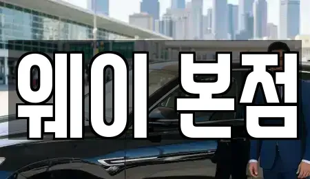 경기 군포시 산본동 단기렌트카 전문 웨이 본점