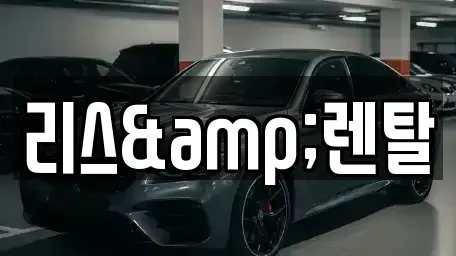 경기 수원시 영통구 영통동 장기렌트카 전문 리스&렌탈