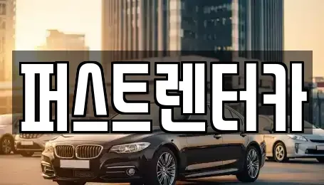 경기 수원시 영통구 이의동 렌트카 전문 퍼스트렌터카