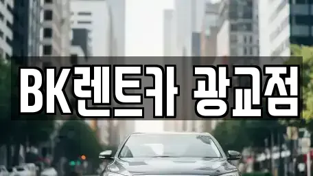 경기 수원시 영통구 하동 장기렌트카 전문 BK렌트카 광교점