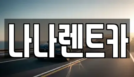 경기 시흥시 거모동 렌트카 전문 나나렌트카