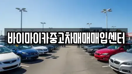 경기 안산시 상록구 장하동 중고차매매 전문 바이마이카중고차매매매입센터