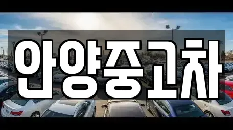 경기 안양시 만안구 안양동 중고차 전문 안양중고차