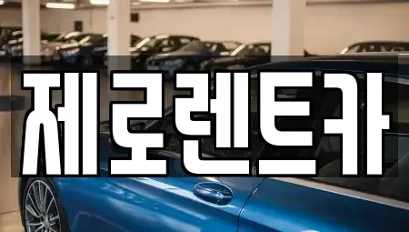 경기 용인시 기흥구 동백동 장기렌트카 전문 제로렌트카
