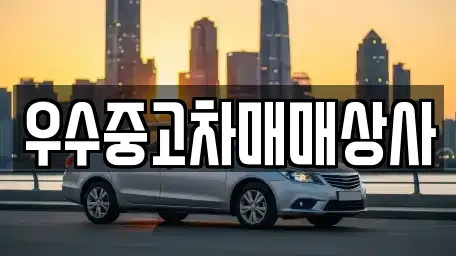 경기 화성시 장지동 중고차매매 전문 우수중고차매매상사