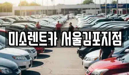 경기도 고양시 덕양구 신평동 렌트카 전문 미소렌트카 서울김포지점