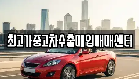 경기도 광주시 곤지암읍 중고차매입 전문 최고가중고차수출매입매매센터