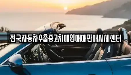 경기도 광주시 삼동 중고차매매 전문 전국자동차수출중고차매입매매판매시세센터