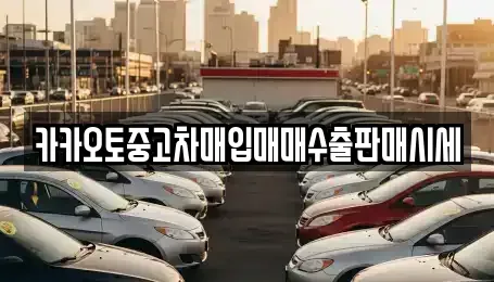 경기도 광주시 양벌동 중고차매입 전문 카카오토중고차매입매매수출판매시세