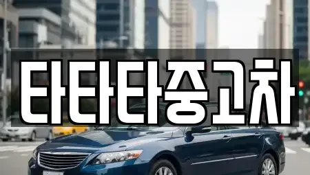 경기도 부천시 원미구 중고차 전문 타타타중고차